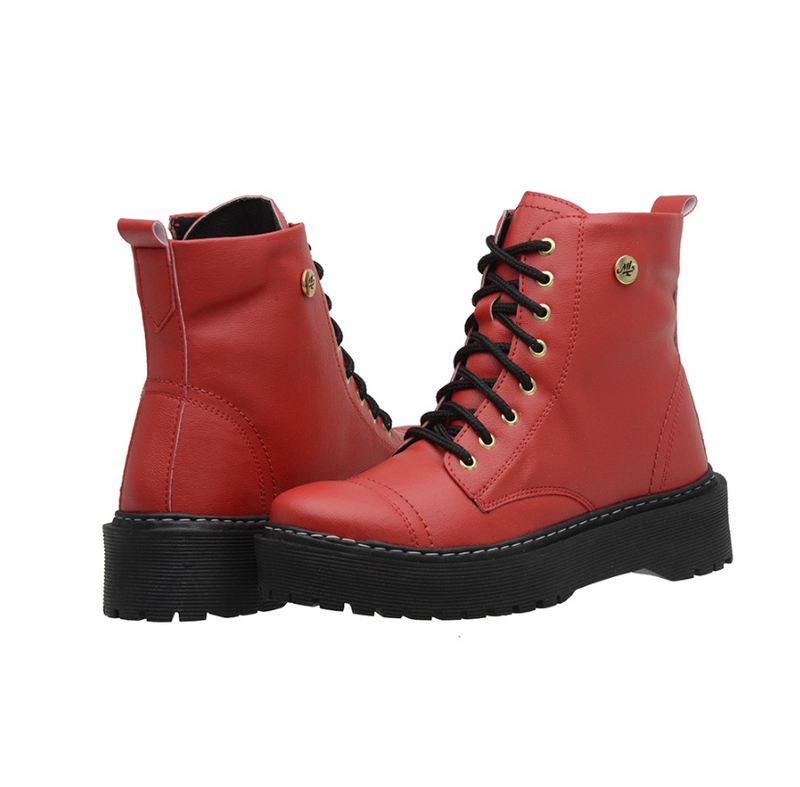 Bota Coturno Sola Baixa