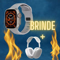 Smart Watch Ultra + Brinde Exclusivo (Headset Max)