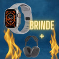 Smart Watch Ultra + Brinde Exclusivo (Headset Max)