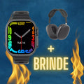 Smart Watch Ultra + Brinde Exclusivo (Headset Max)